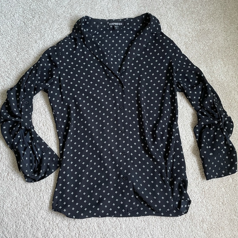 Express slim fit portfolio shirt